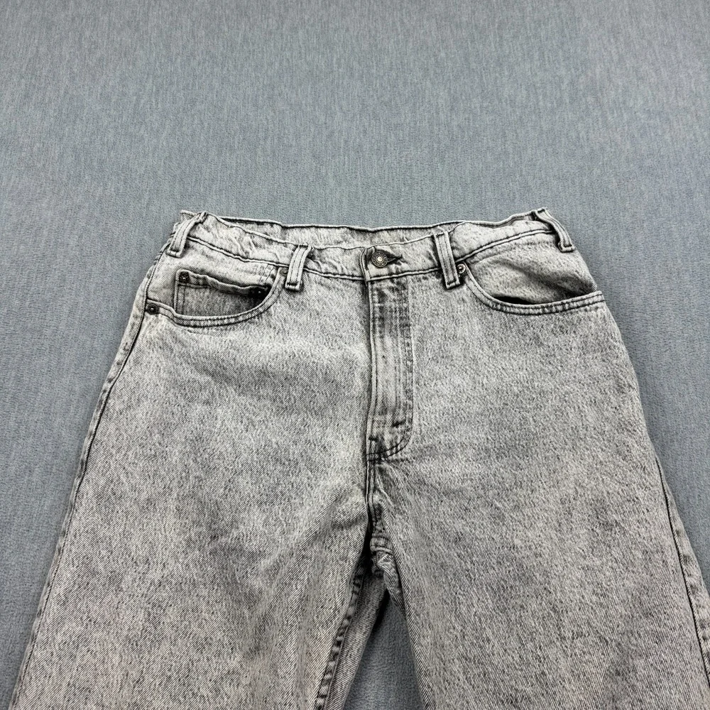 Vintage Levis 540 Jeans Mens 34x29 Fit 32x28 Gray Relaxed Acid Wash USA Made 80s